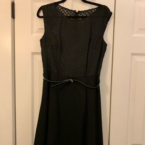 Black cocktail dress
